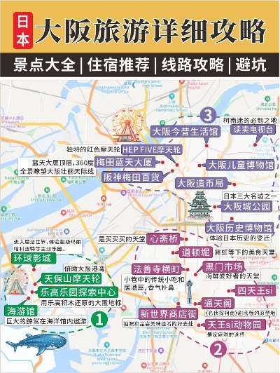 大阪新世界探索之旅，最新攻略图带你畅游魅力之都