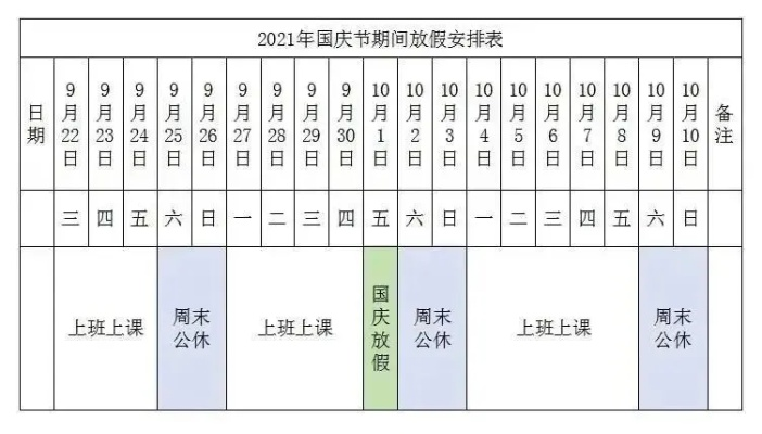 泉州学校中秋国庆双节放假通知，安排细节与重要提醒