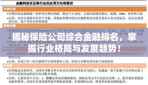 中国保险公司背景排名深度解读与探讨，权威榜单揭秘行业格局