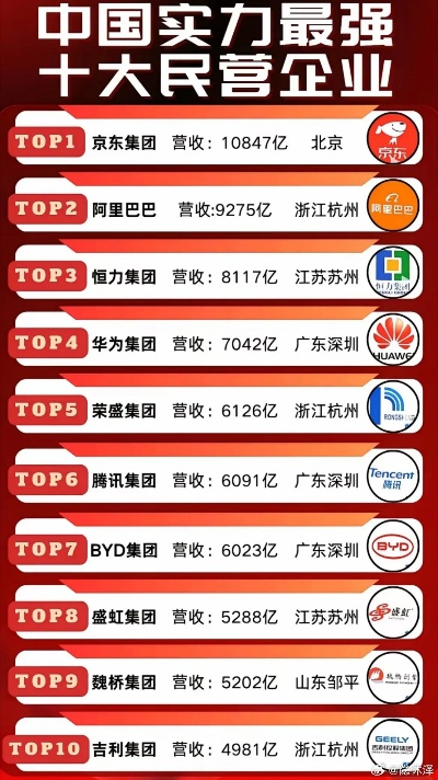 企业集团子公司实力排名大揭秘，探寻实力的秘密榜单！