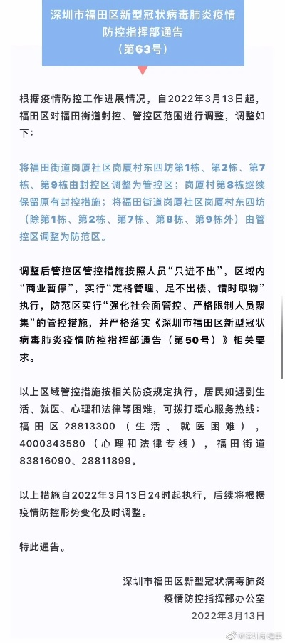 今日福田疫情最新动态，全面解读及防控建议须知