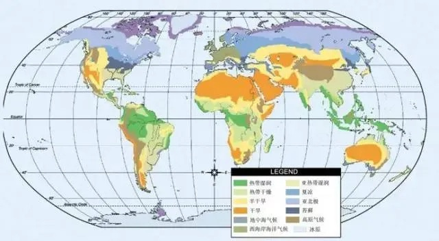 全球各大洲气候大解密，探索地球气候多样性的奥秘排名