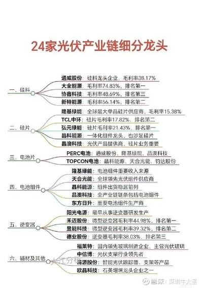 揭秘光伏行业巨头，独家解析龙头股票深度报告